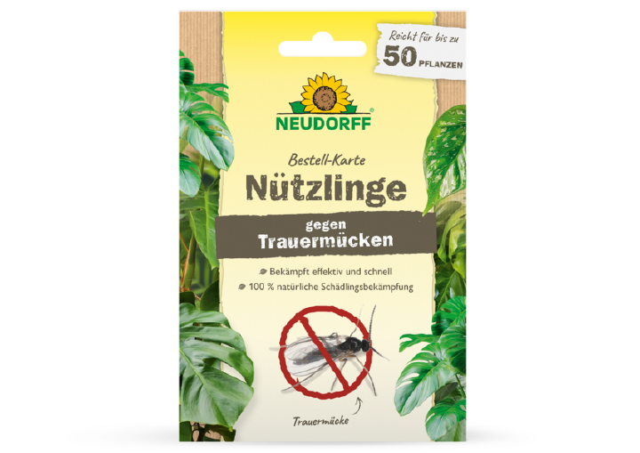 NEUDORFF Bestell-Karte Nützlinge gegen Trauermücken
